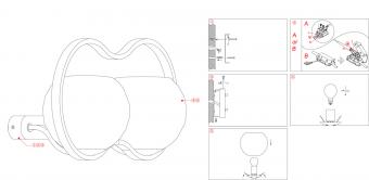 Бра Odeon Light Bani 2540/2W