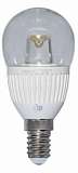 Лампа светодиодная E14 5W 4000K шар прозрачный LC-P45CL-5/E14/840 L125