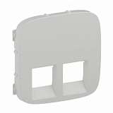 Лицевая панель Legrand Valena Allure розетки телефонной RJ-11/Ethernet RJ-45 белая 755425