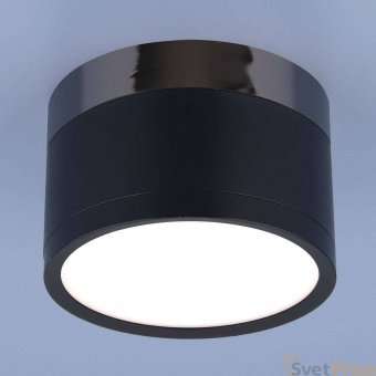 Потолочный светодиодный светильник Elektrostandard DLR029 10W 4200K черный матовый 4690389122019