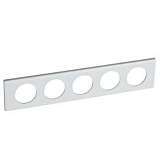 Рамка 5-постовая Legrand Celiane смальта белая глина 069320