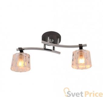 Потолочный светильник IDLamp Enrica 214/2PF-Blackchrome