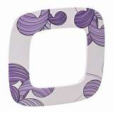 Рамка 1-постовая Legrand Valena Allure Флора белая 754361