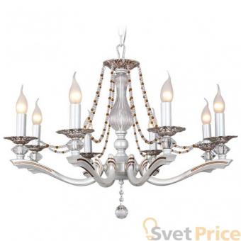 Подвесная люстра IDLamp Eloisa 259/8-Whiteplatina