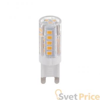 Лампа светодиодная G9 5W 3300K кукуруза прозрачная 4690389078309