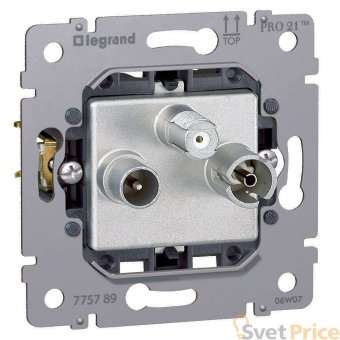 Розетка TV-FM-SAT Legrand Galea Life Звезда 775789