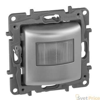 Датчик движения Legrand Etika без нейтрали 400W алюминий 672417