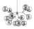 Подвесная люстра Crystal Lux Medea SP12 Chrome страна Испания Подвесная люстра Crystal Lux Medea SP12 Chrome