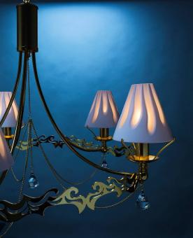 Подвесная люстра Arte Lamp Fuji A1626LM-5GO