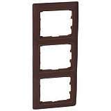 Рамка 3-постовая Legrand Galea Life Club коричневая 771999