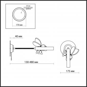 Спот Odeon Light Arli 2805/1W