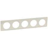 Рамка 5-постовая Legrand Celiane слоновая кость 066625