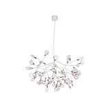 Подвесная светодиодная люстра Crystal Lux Evita SP63 White/Transparent