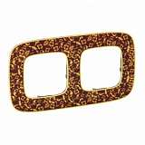 Рамка 2-постовая Legrand Valena Allure Барокко Пурпур 754442