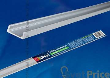 Профиль для светодиодных лент Uniel UFE-A02 Silver