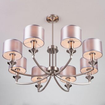 Подвесная люстра Eurosvet Diana 60067/8 сатин-никель