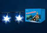 Светодиодная гирлянда «Снежинки-2» 700см (07935) Uniel ULD-S0700-050/DTA White IP20 SNOWFLAKES-2