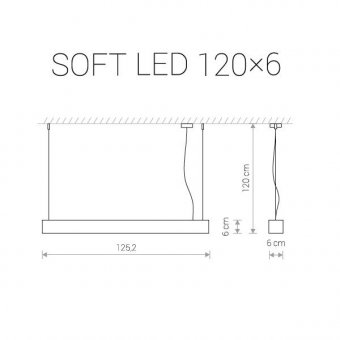 Подвесной светодиодный светильник Nowodvorski Soft Led 9547