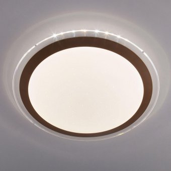Потолочный светодиодный светильник Eurosvet Fusion 40003/1 LED матовое золото