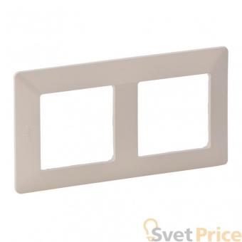 Рамка 2-постовая Legrand Valena Life Слоновая кость 754042