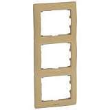 Рамка 3-постовая Legrand Galea Life Havanna бежевая 771994