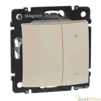 Диммер кнопочный Legrand Valena 600W слоновая кость 774174