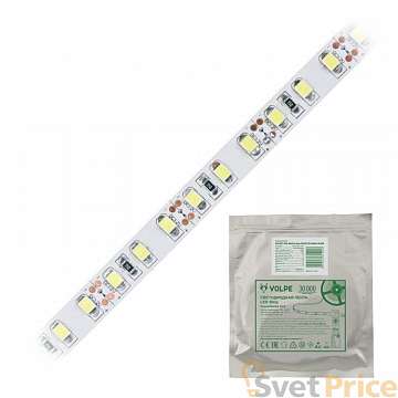 Светодиодная лента Volpe (UL-00000882) ULS-Q331 2835-120LED/m-8mm-IP20-DC12V-9,6W/m-5M-DW катушка