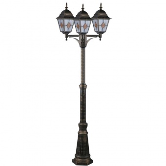 Садово-парковый светильник Arte Lamp Berlin A1017PA-3BN