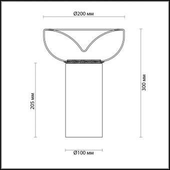 Настольная лампа Odeon Light Kaleo 4720/7TL