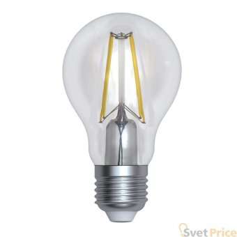 Лампа светодиодная филаментная диммируемая (UL-00005181) Uniel E27 10W 3000K прозрачная LED-A60-10W/3000K/E27/CL/DIM GLA01TR