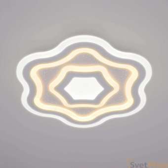 Потолочный светодиодный светильник Eurosvet Siluet 90151/5 белый