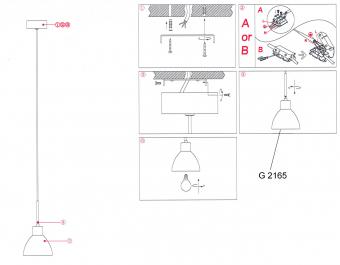 Подвесной светильник Odeon Light Tio 2165/1
