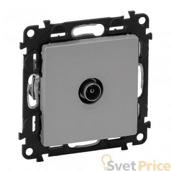 Розетка TV проходная Legrand Valena Life алюминий 753661