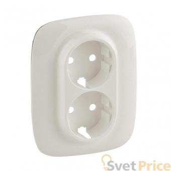 Лицевая панель Legrand Valena Allure розетки с/з жемчуг 754959