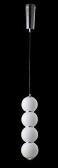 Подвесной светодиодный светильник Crystal Lux Desi SP4 Chrome/White