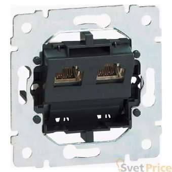 Розетка телефонная 2хRJ11 Legrand Galea Life 775939