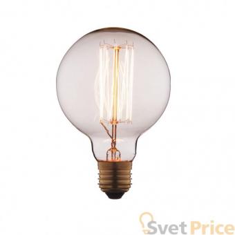 Лампа накаливания E27 60W шар прозрачный G9560