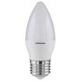 Лампа светодиодная SMD E27 6W 3300K свеча матовая 4690389054914