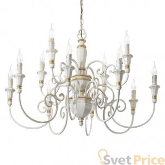 Подвесная люстра Ideal Lux Palio SP12 Bianco