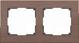 Рамка Aluminium на 2 поста алюминий коричневый WL11-Frame-02 4690389073694