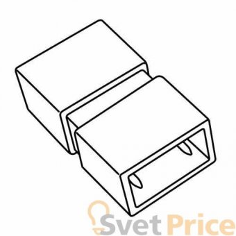 Соединение прямое для светодиодной ленты (UL-00002929) Uniel UTC-K-12/N21 Clear 025 Polybag