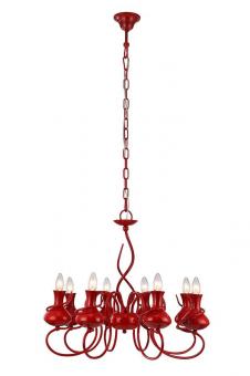 Подвесная люстра Arte Lamp Vaso A6819LM-8RD