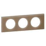 Рамка 3-постовая Legrand Celiane смальта мокка 069463