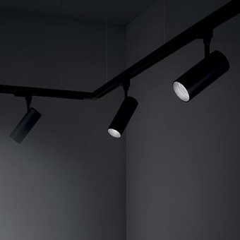 Трековый светодиодный светильник Ideal Lux Smile 20W CRI80 20 3000K Nero
