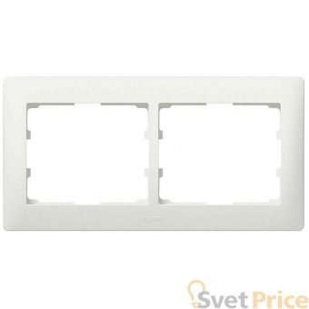 Рамка 2-постовая Legrand Galea Life перламутр 771502