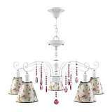 Подвесная люстра Lamp4you Provence E4-05-WM-LMP-O-14-CRL-E4-05-PK-DN