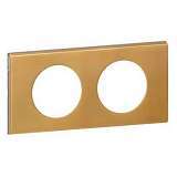 Рамка 2-постовая Legrand Celiane золото 069132