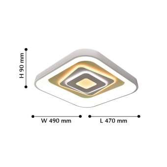 Потолочный светодиодный светильник F-Promo Lamellar 2460-5C