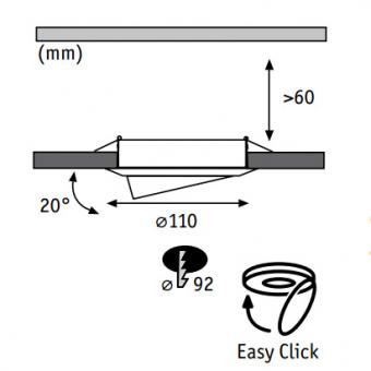 Встраиваемый светильник Paulmann Quality Line Halogen 98804