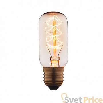 Лампа накаливания E27 40W цилиндр прозрачный 3840-S